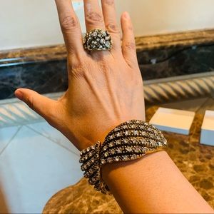Vintage Heidi Daus bracelet and ring set